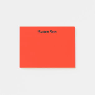 Bloco Post-it Vermelho feito sob encomenda/laranja