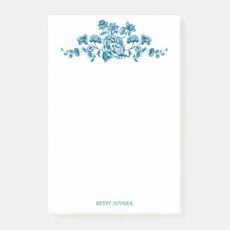 Bloco Post-it Videiras florais antigas