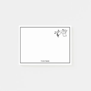 Bloco Post-it Vintage Stork entregando um bebê #1
