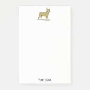 Bloco Post-it Vintage Stylized French Bulldog C