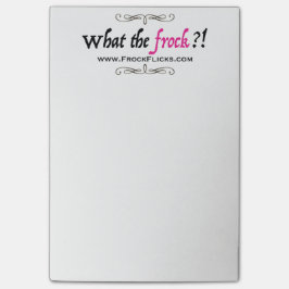 Bloco Post-it WTF?! - Que o vestido?! - Notas pegajosas