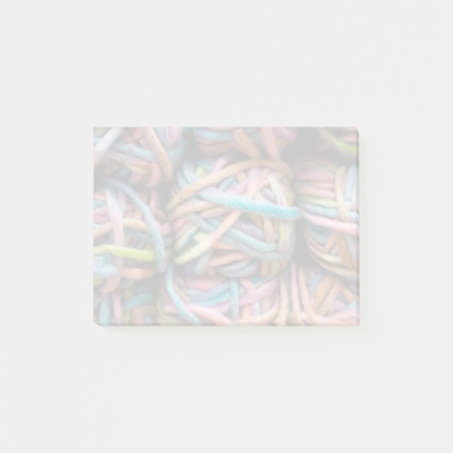 Bloco Post-it Yarn Colorido (Frente)