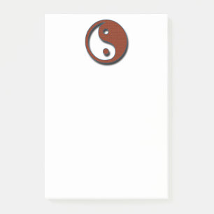 Bloco Post-it Yin Yang por Shirley Taylor