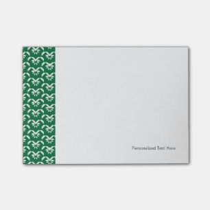 Bloco Post-it Ziguezague floral verde