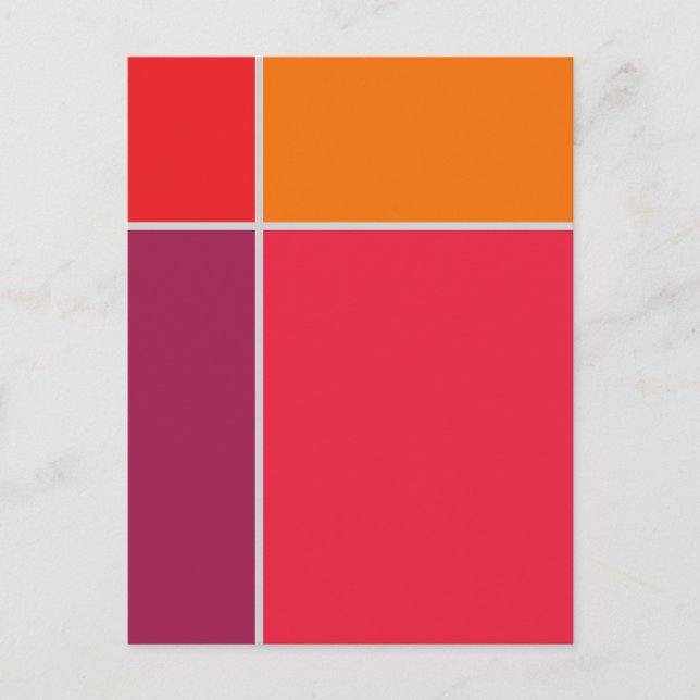 Blocos 2 Cartão Postal Geométrico (Frente)