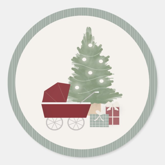 Blocos Clássicos e Adesivos para Chá de Bebê de Ca (Frente)