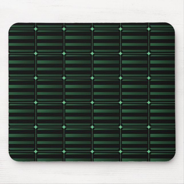 Blocos de Construção Retroativos, Mousepad Verde E (Frente)