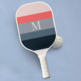 Blocos de Cores Modernas com Listras e Monograma
