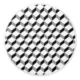 Blocos de Cubo de Illusão Óptica Branca Moderna