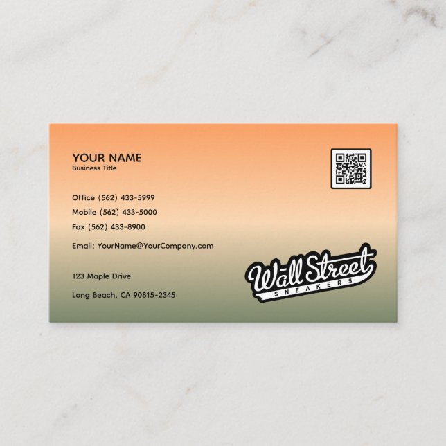 Blocos de mosaico - Cartão de visita Design (Frente)