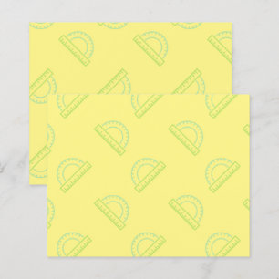 Blocos de notas Post-it com padrão matemático de t