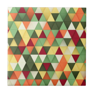 Blocos de triângulo 3D vibrantes