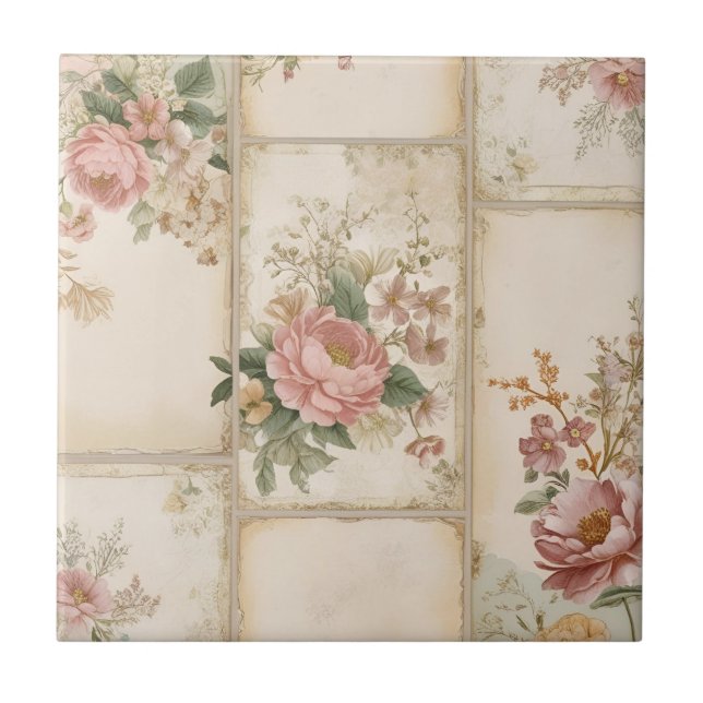 Blocos Florais Vintage (Frente)
