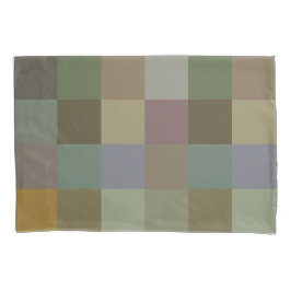 Blocos negros e faixas 1 Pillowcase