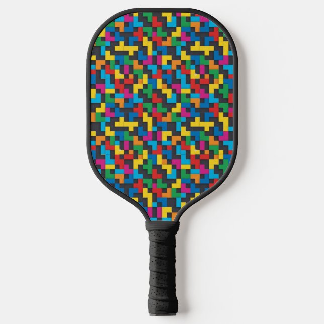 Blocos Retro Tetris Padrão Sem Costura (Front)