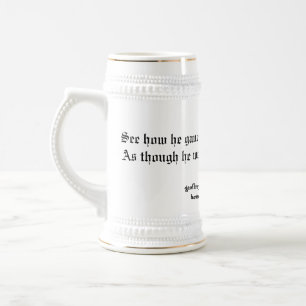 Blogue de Chaucer: Caneca de cerveja de Dronken!