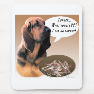 Bloodhound Turkey - Mouse Pad