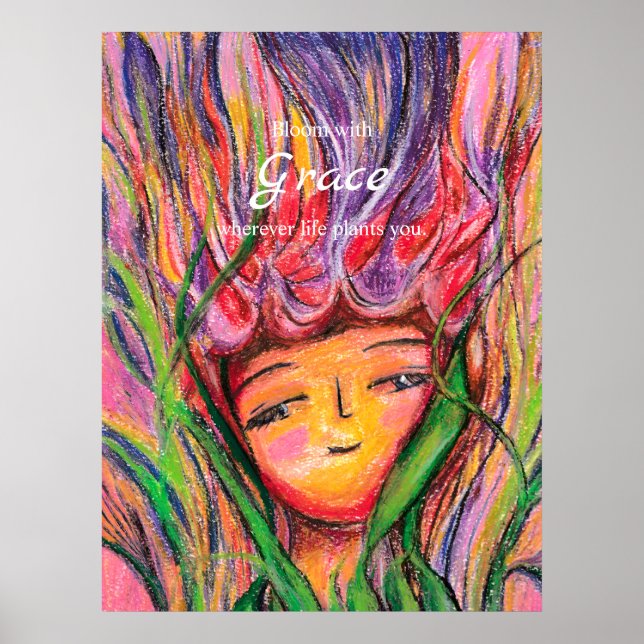 Bloom com Grace, poster para ela (Frente)