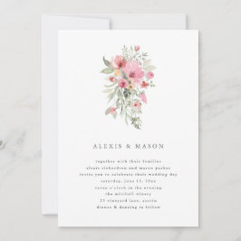 Bloom Minimalista | Convite Para Casamento