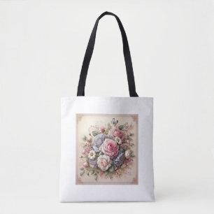 Bloom Onde Quer Que Vá: Saco Floral Design Tote