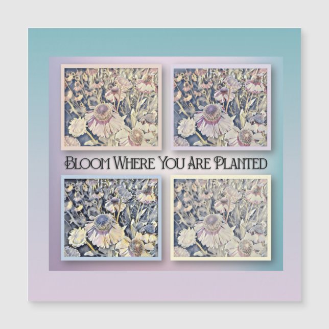 Bloom Onde Você Está Plantado - Cartão De Incentiv (Frente)