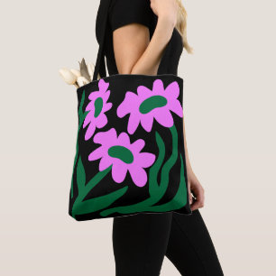Bloom Trio – Tote Floral Minimalista Moderna