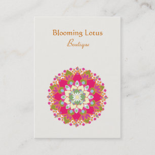 Blooming Lotus Chubby Cartão de visita