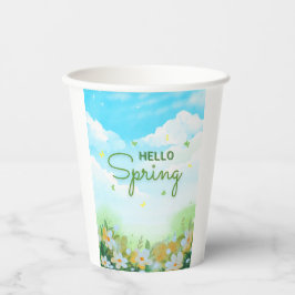 Blooming Paper Cups para Festa: Hello Primavera