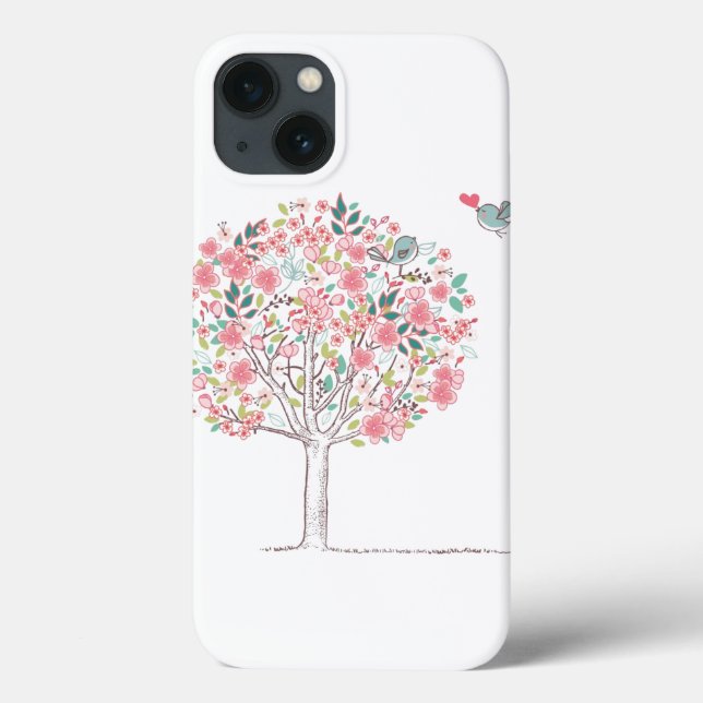 Blooming Tree and Birds in Love (Verso)
