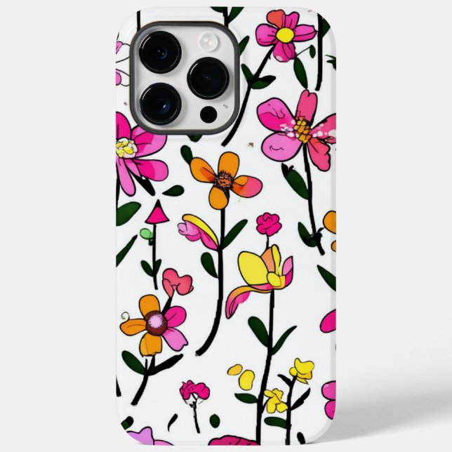 Blooms do Jardim Whimsical: Capas de telefone Flor (Verso)