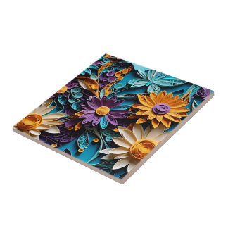 Blooms Eternos: Trabalho de arte de Papel Floral E
