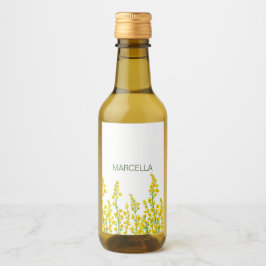 Blooms Florais de Citrina Moderna Amarelo