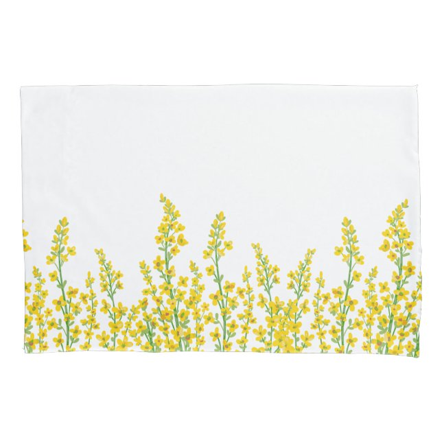 Blooms Florais de Citrina Moderna Amarelo (Frente)