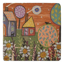 Blooms Trivet de Karla Gerard