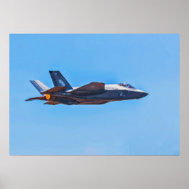 Bloqueado Martin F- 35A Lightning II Poster