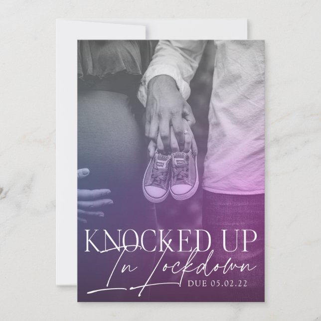 Bloqueado no Anúncio de Nascimento COVID (Frente)