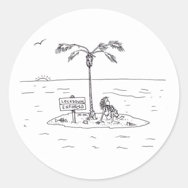 Bloquear adesivos redondos grandes forçados (Frente)