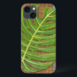 Bloquear Palma de Impressão no Fundo do Wicker<br><div class="desc">Chariklia Zarris criou esta peça de impressão de palma. O castanho de fundo mais perverso cria uma sensação de terra deslumbrante para a folha de palma descansar. Se você não pode ter sua palmeira,  esta é a próxima melhor coisa!</div>