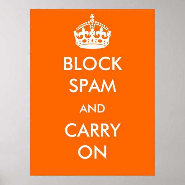 Bloquear spam e Carregar no Poster (Frente)