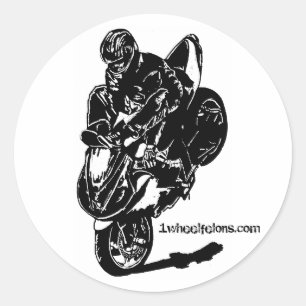 Bloqueio de adesivos de dublê de Streetbike 1wheel