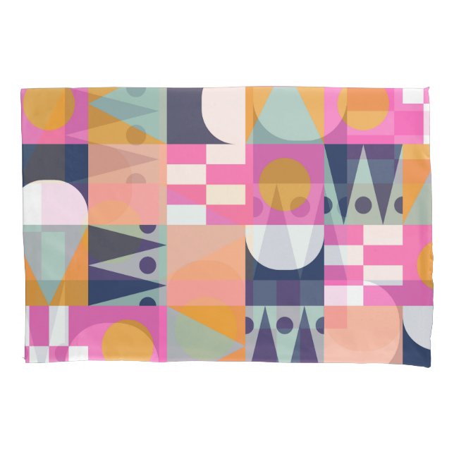 Bloqueio de cor africano, padrão geométrico. (Frente)