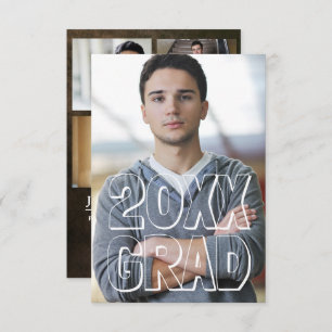 Bloqueio de Leather 3x5- Anúncio de Graduação