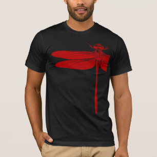 Bloqueio Vermelho em Preto, Camisa T FRONTAL