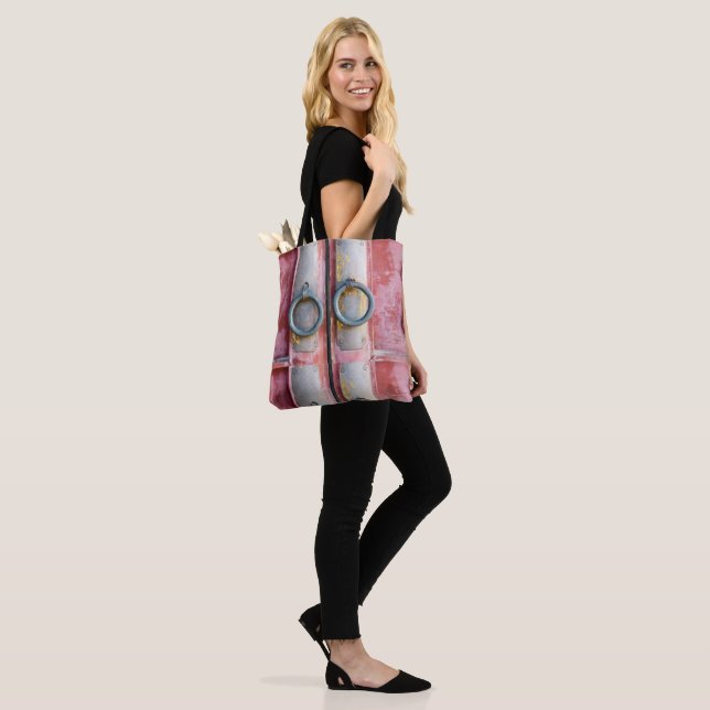 Bloqueios Rosa Tote Bag (No(a) Modelo)