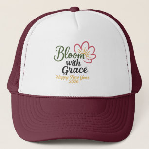 Blossom com Graça Boné Feliz Ano Novo 2026