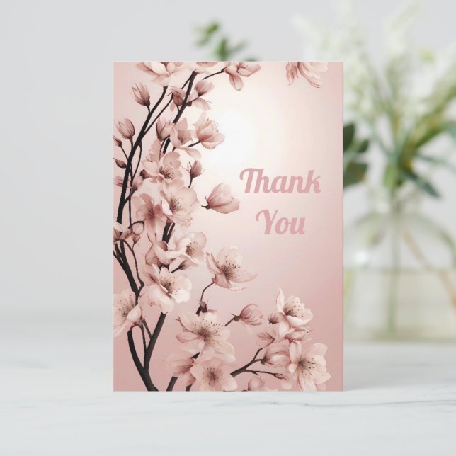 Blossomas de Amor" Coleção de Convite Caseiro (Em pé/Frente)