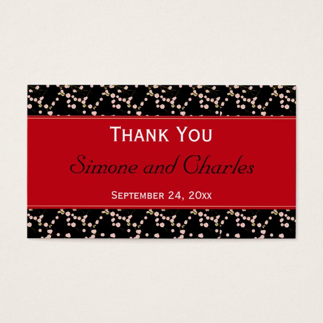 Blossomas de Cereja Vermelha e Negra (Frente)