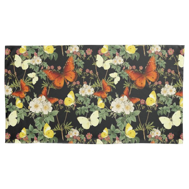 Blossomas de Maçã e Borboletas King Pillowcases (Frente-Esquerda)