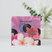 Blossomas e Cartões de Saudação Vinil