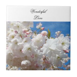 Blossoms Flowers azulejo Casamento